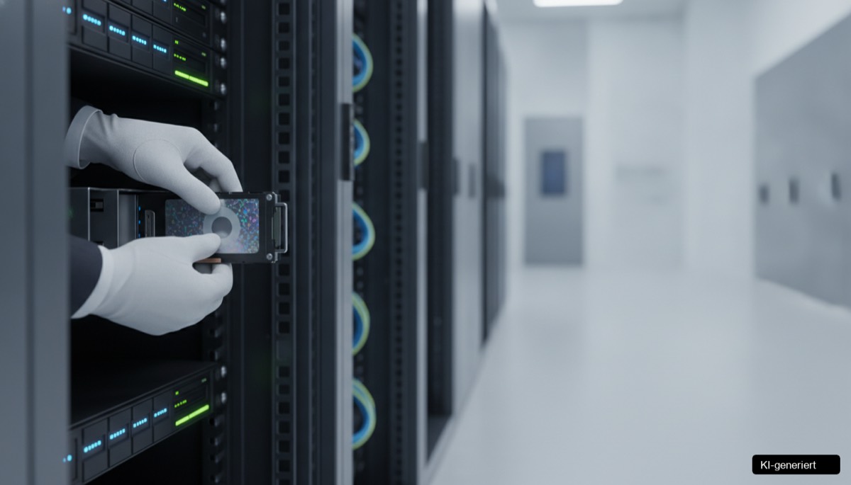 Illustration einer sicheren Cloud-Umgebung mit verschlüsselten Daten und Firewall für Cloud Sicherheit sensible Daten