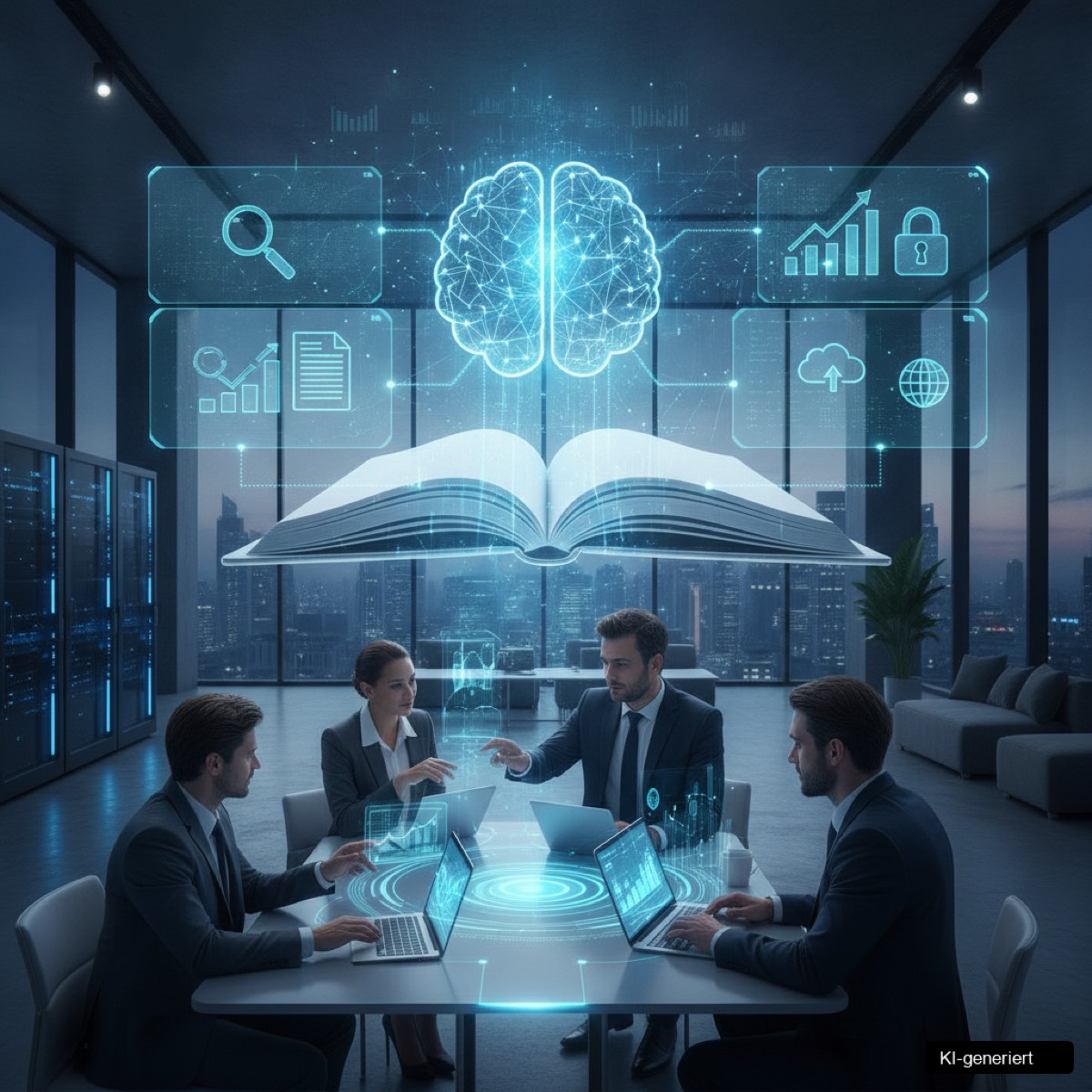 Infografik zum Thema internes Wissen digitalisieren: Internes Wissen digitalisieren: 25 % mehr Effizienz im Betrieb?